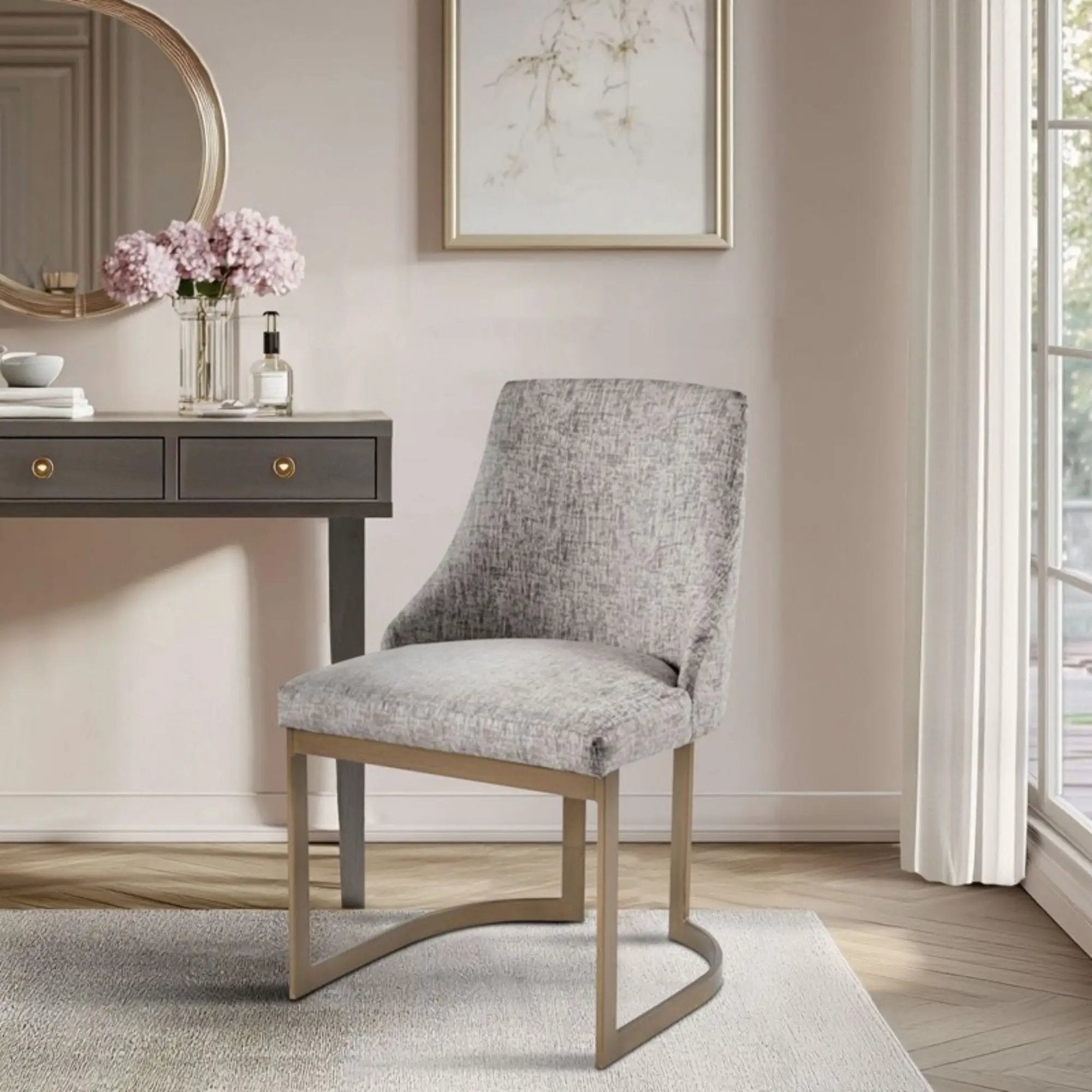 Contemporary Modern Accent Dining Chairs (Set of 2) by HouseOfZazla