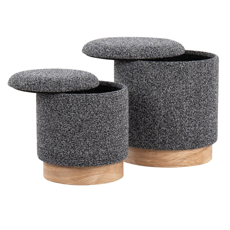 Marla - Contemporary, Nesting Ottoman Set by Unique Piece Furniture