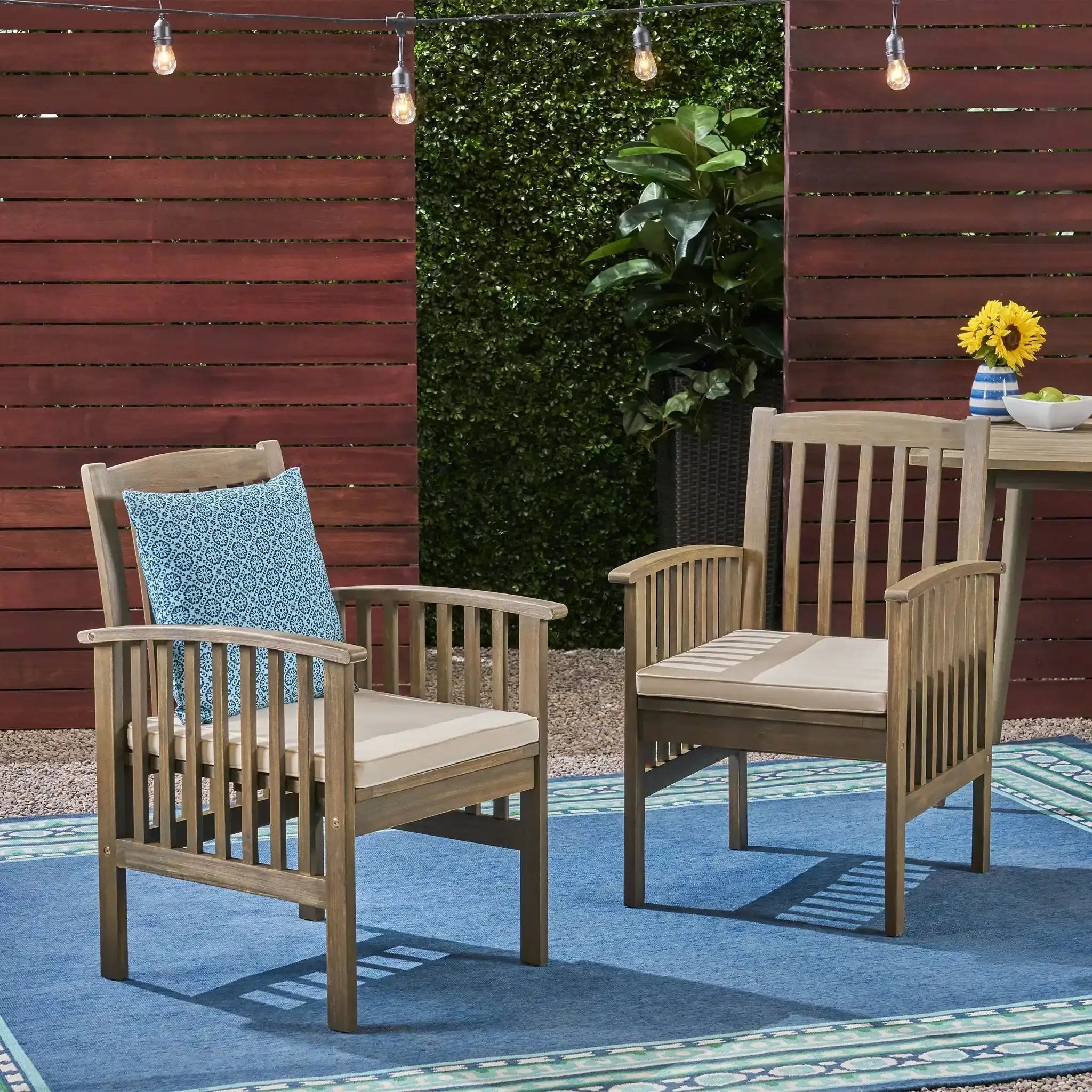 Casa Acacia Dining Chair Set With Cushions by HouseOfZazla