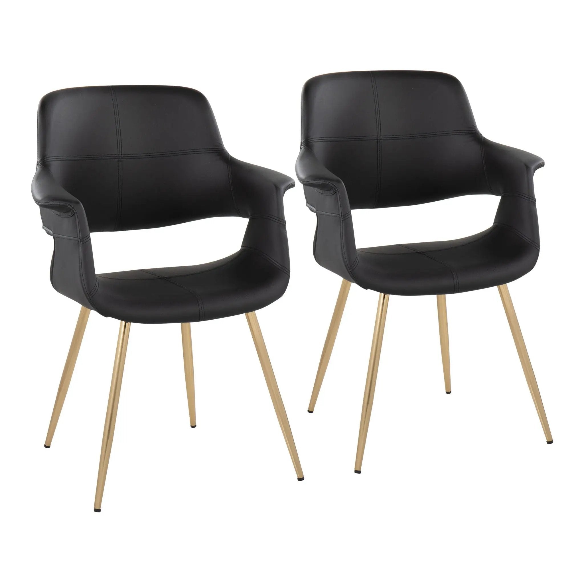 Vintage Flair - Glam / Art Deco, Chair (Set of 2) by Unique Piece Furniture
