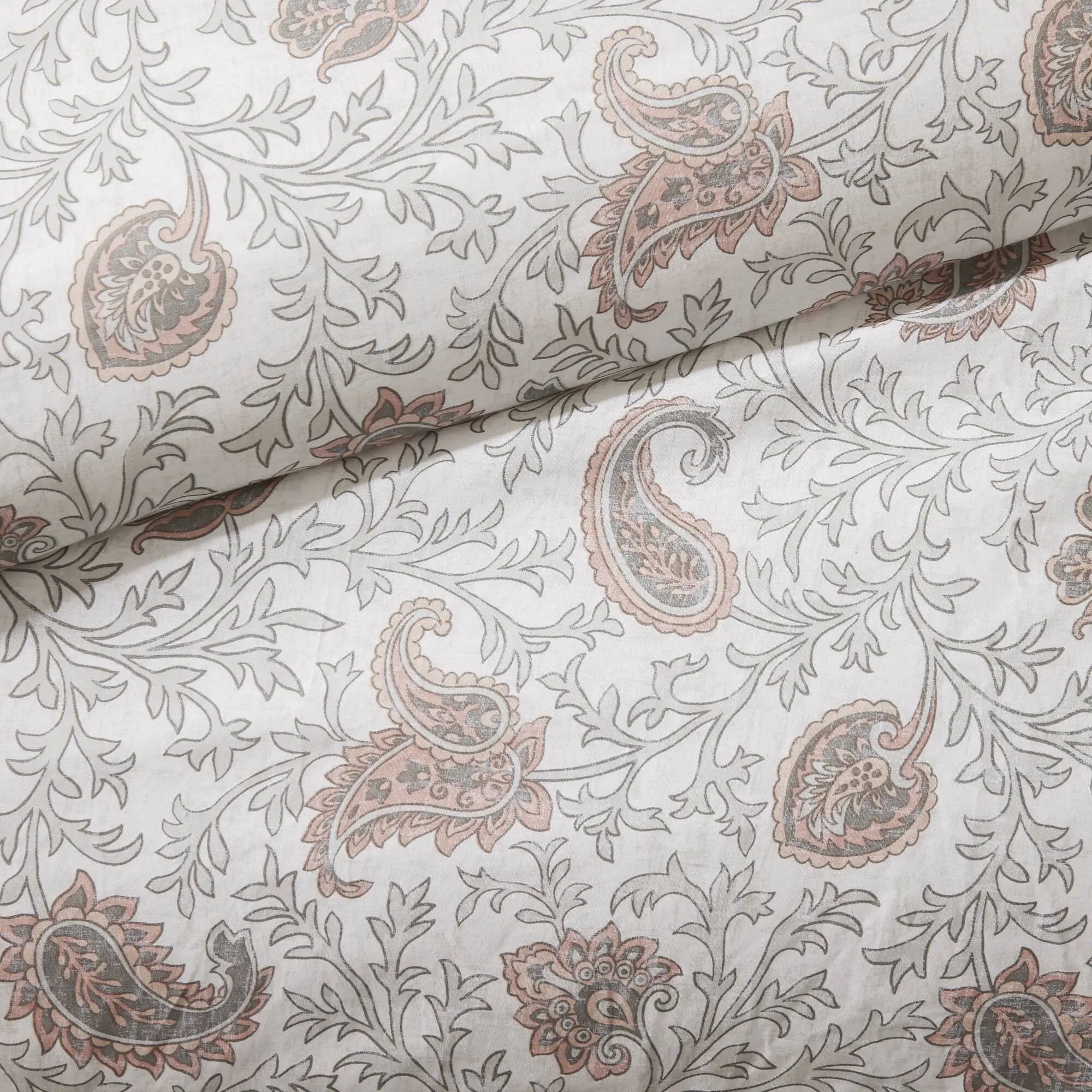 9 Piece Cotton Percale Comforter Set Blush by HouseOfZazla