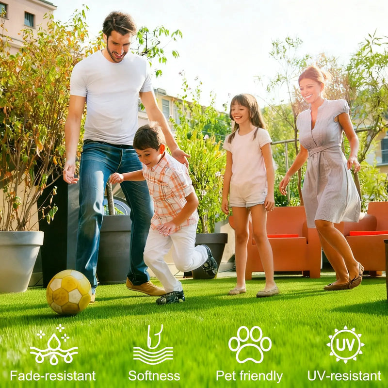 5FT x 10FT Outdoor Artificial Grass Runner Rug by HouseOfZazla