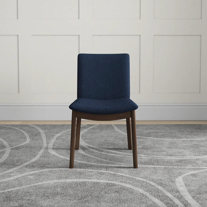 Laura - Mid-Century Modern Solid Wood Dining Chair (Set of 2) by HouseOfZazla