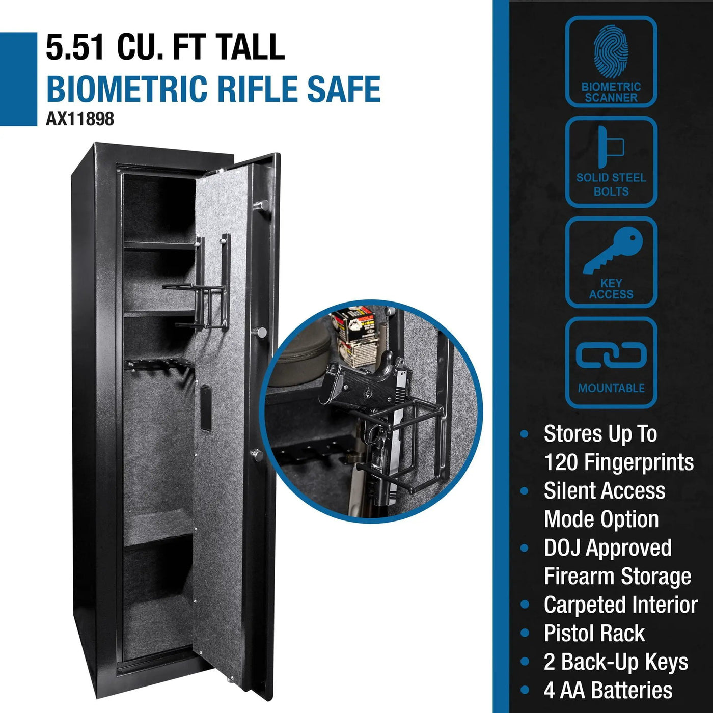 Biometric Rifle Safe by HouseOfZazla