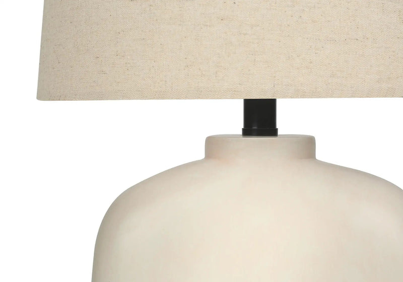 Lighting, Table Lamp, Resin, Modern - Cream by HouseOfZazla