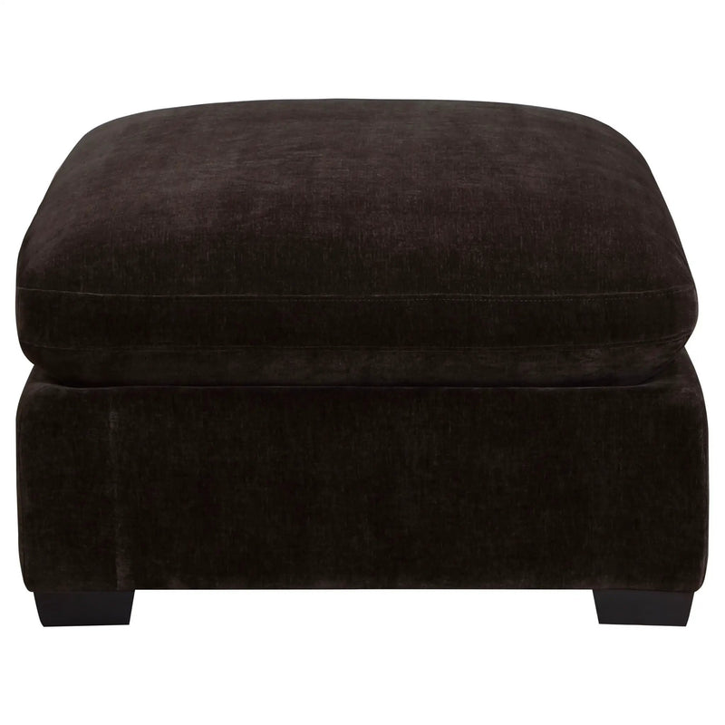 Lakeview Rectangular Upholstered Ottoman Dark Chocolate by Unique Piece Furniture
