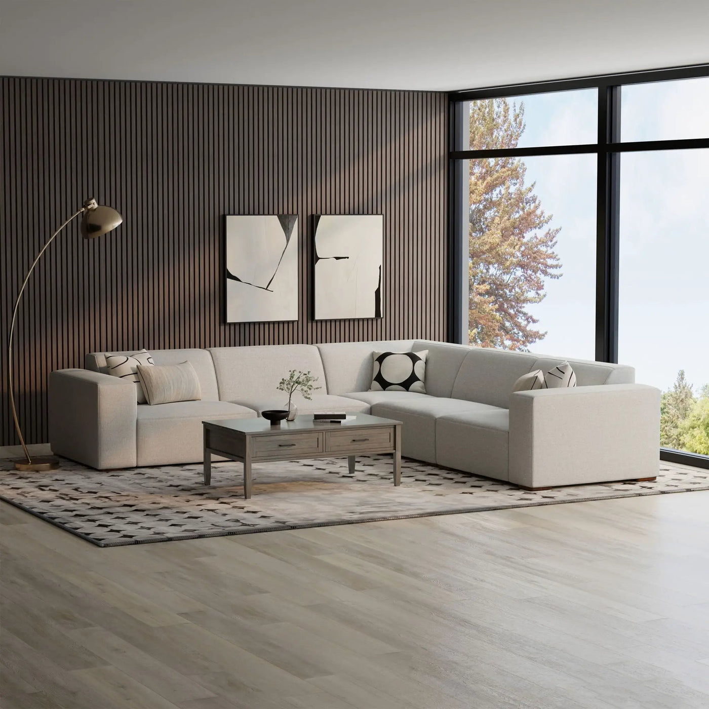 Rex - Handcrafted Sectional Sofa by HouseOfZazla