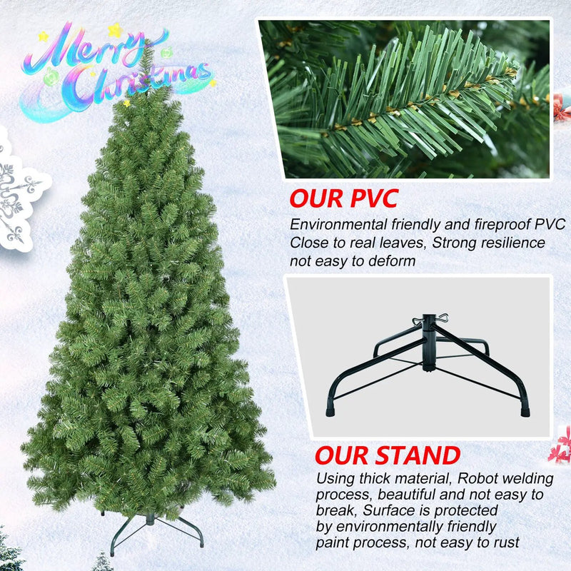7.5ft Christmas Tree with Memory Wire by HouseOfZazla
