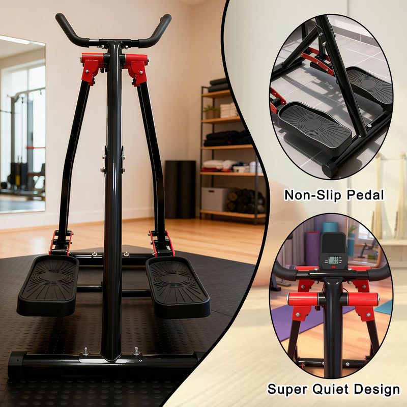 Air Walking Elliptical Machine - Foldable Cardio Cross Trainer by HouseOfZazla