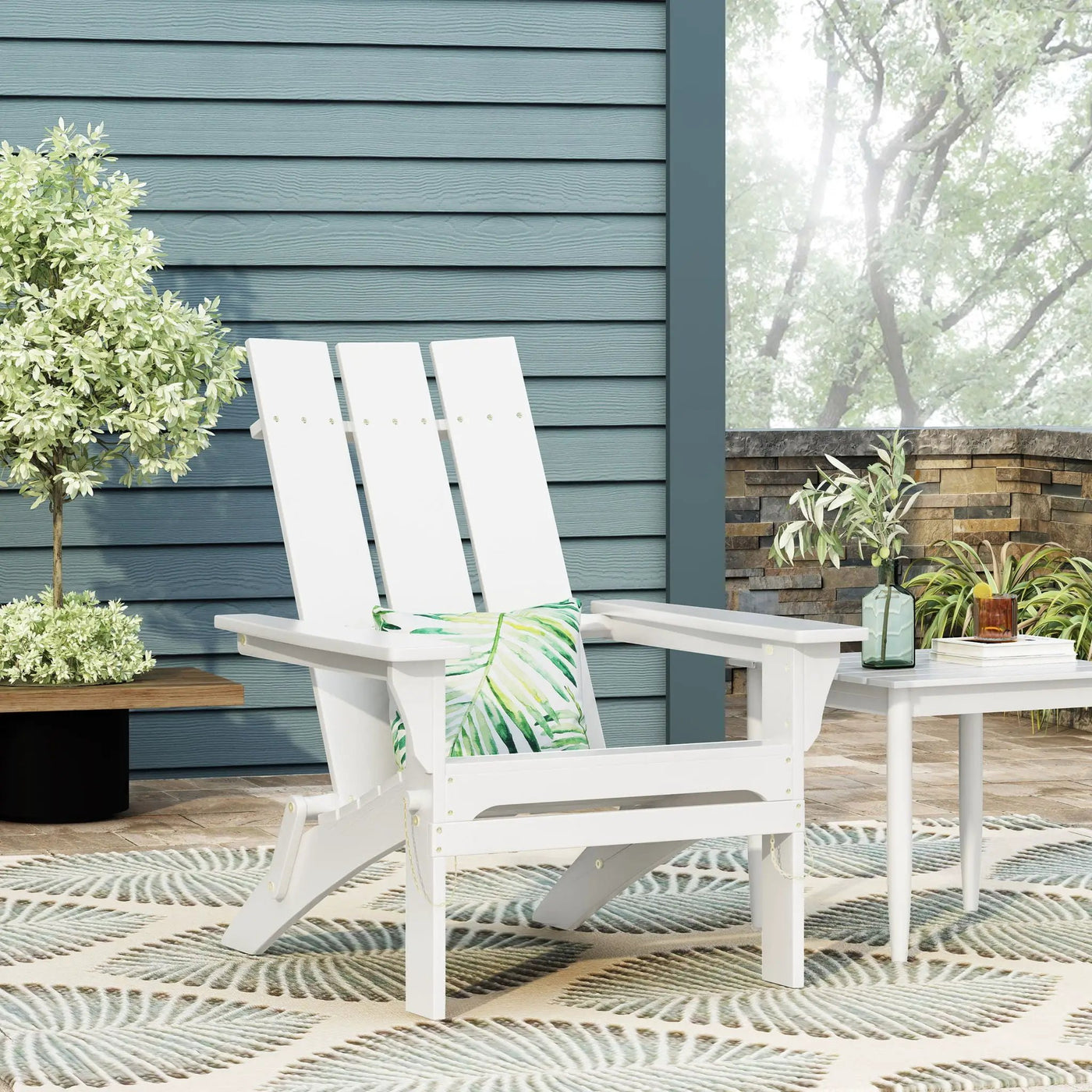 Aurascape Outdoor Comfort Foldable Adirondack Chair by HouseOfZazla