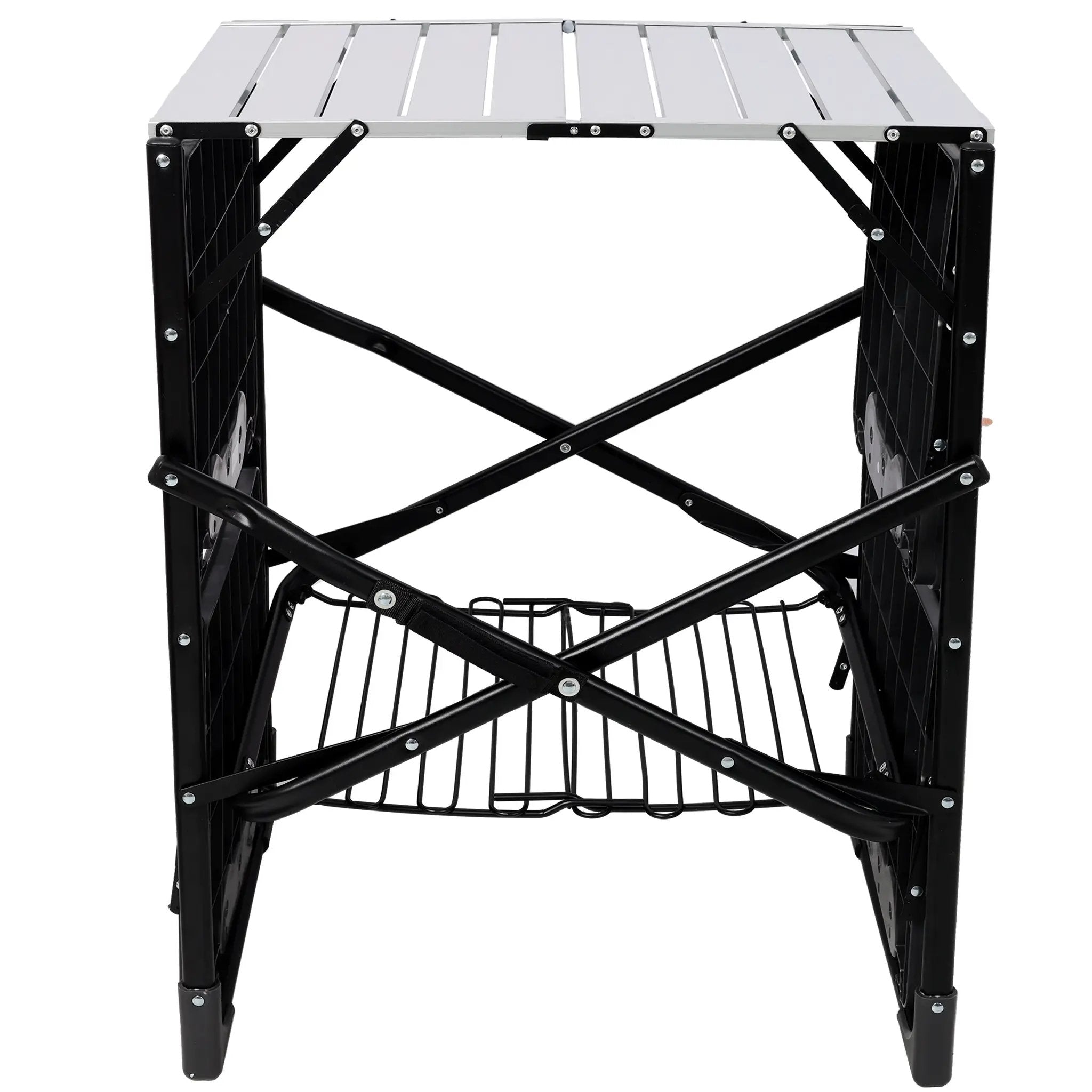 Folding Camping Kitchen Table - Portable Outdoor Cooking Station by HouseOfZazla