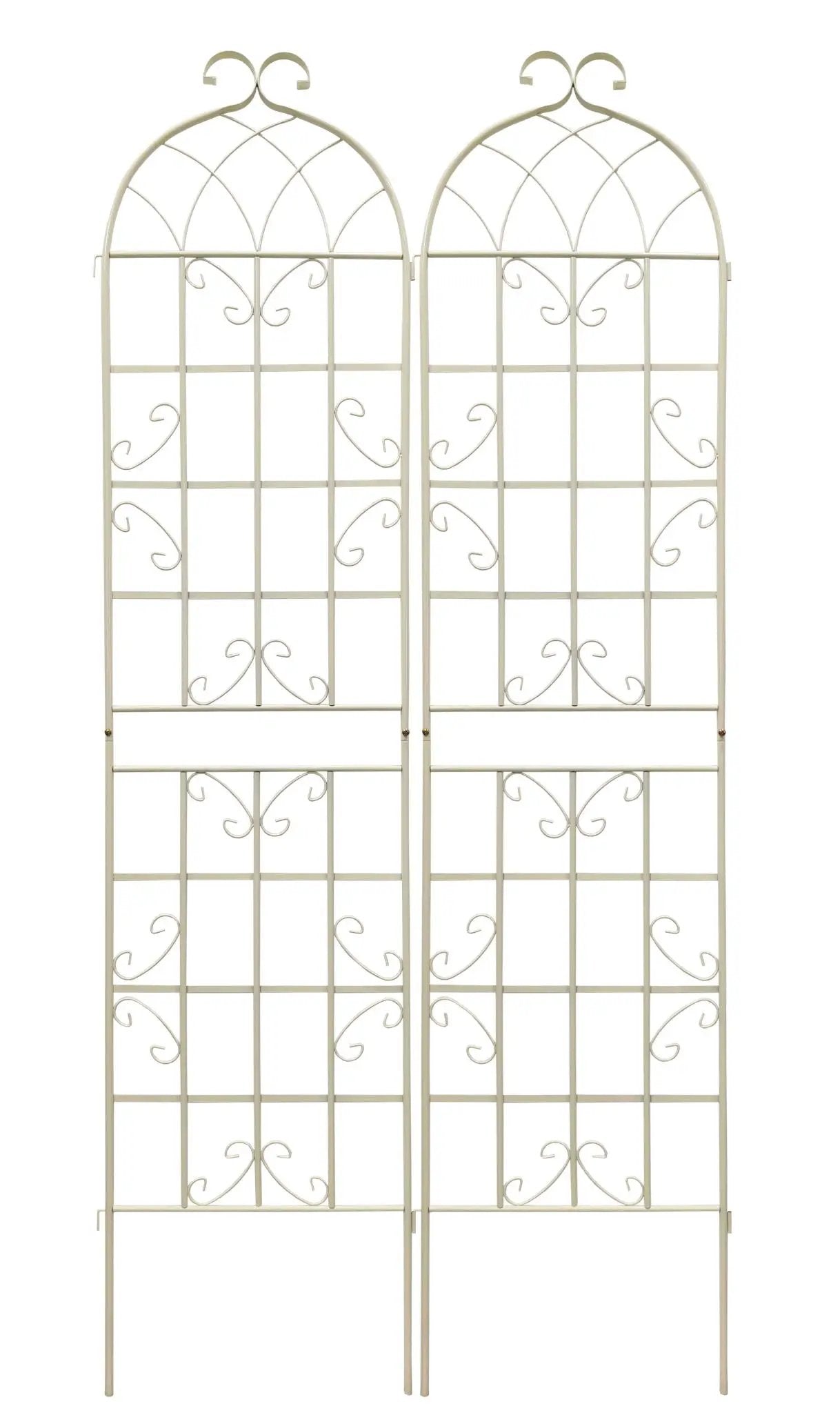 Metal Garden Rustproof Trellis For Climbing Plants Outdoor Flower Support by HouseOfZazla