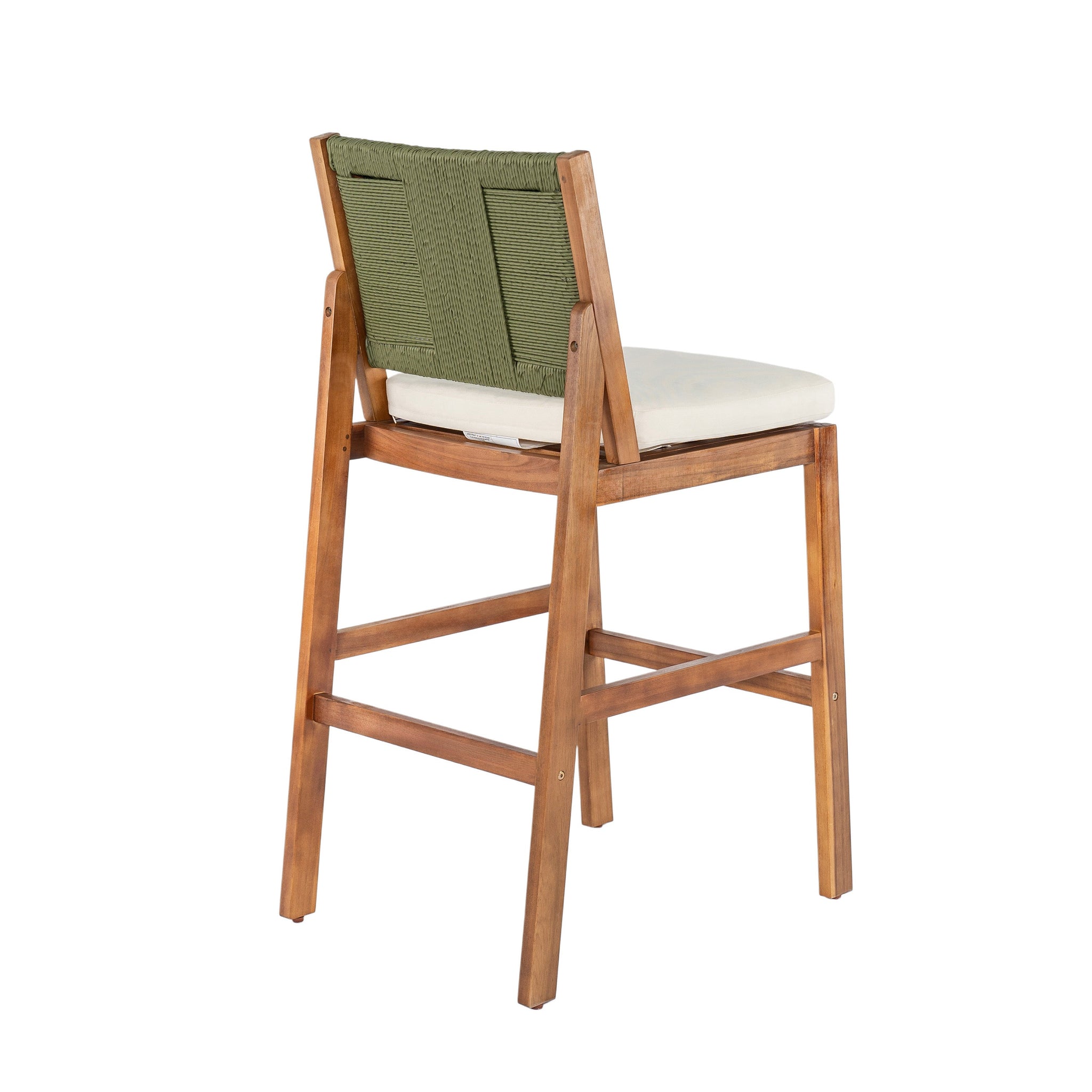 4 Pieces Arly Green Outdoor Bar Stool Set by HouseOfZazla