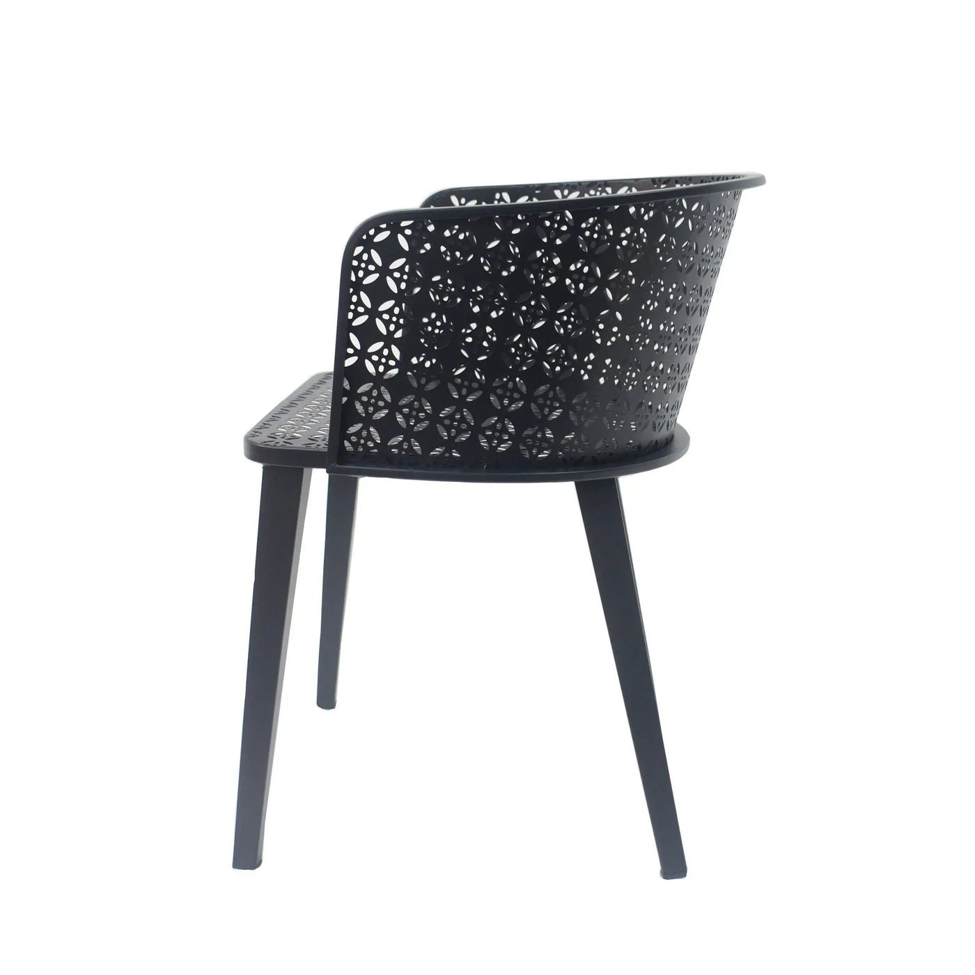 Milan Outdoor Dining Chair Set of 2 by HouseOfZazla