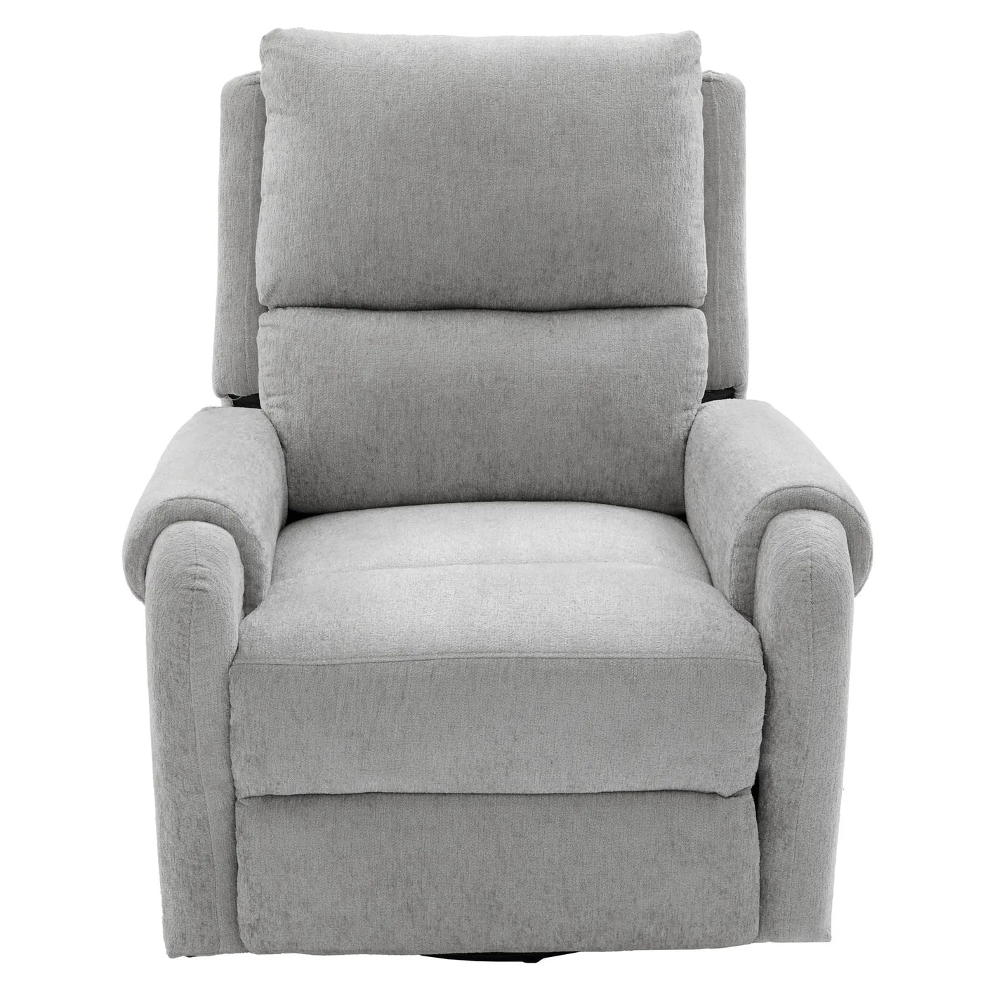 Manual Recliner Massage Chair With Swivel Rocker, 8 Massage Modes, Side Storage Pocket by Unique Piece Furniture