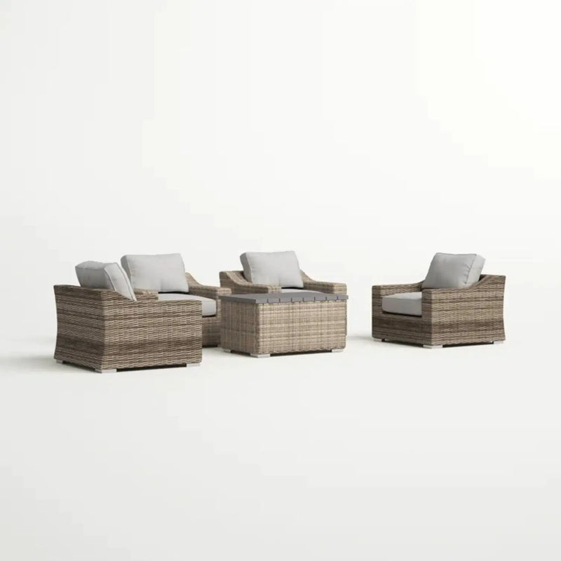 Stylish Sofa Seating Group With Cushions Perfect For Outdoor Gatherings by Unique Piece Furniture