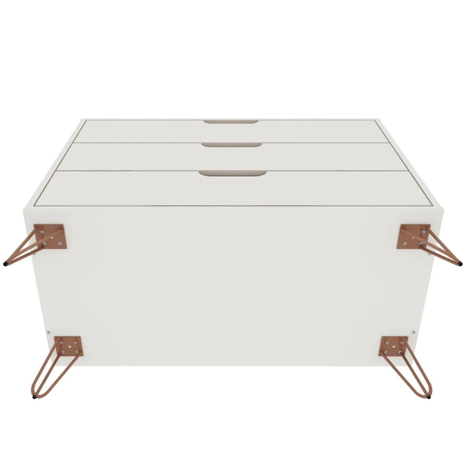 Rockefeller - 3 Drawer Dresser - Off White by HouseOfZazla
