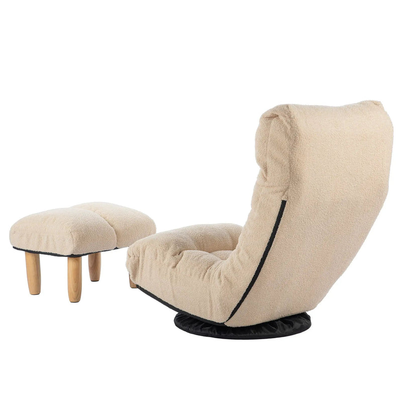 Adjustable Japanese Reclining Floor Chair Sofa With Metal Frame For Living Room by HouseOfZazla