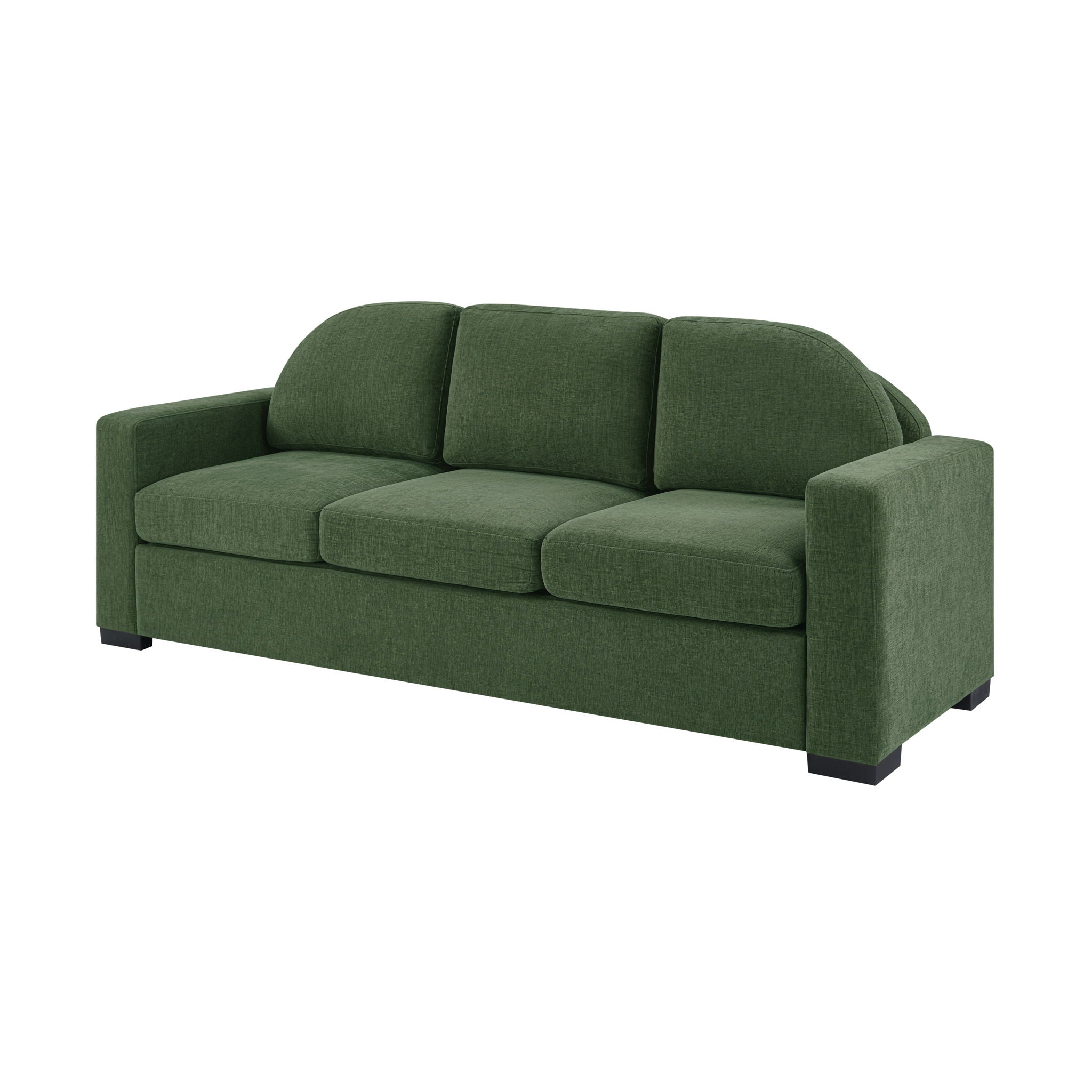 Modern 3 Seater Sofa With Curved Backrest by HouseOfZazla