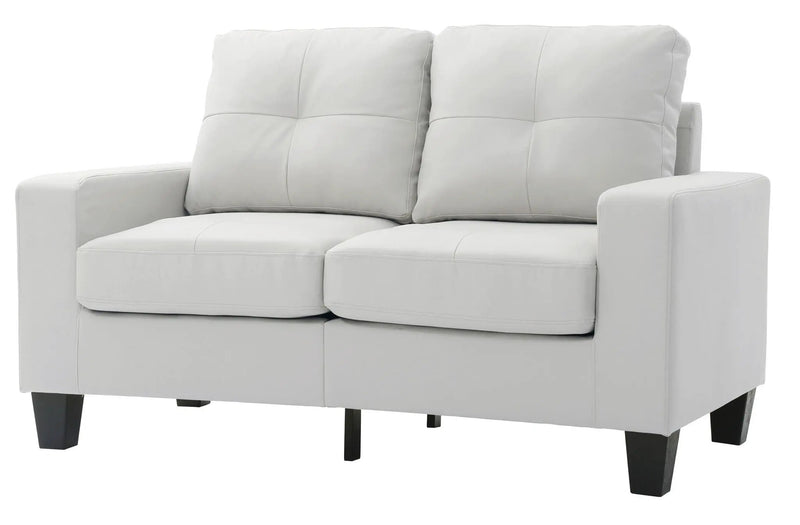 Newbury - Track Arm Loveseat For Cozy Spaces by Unique Piece Furniture