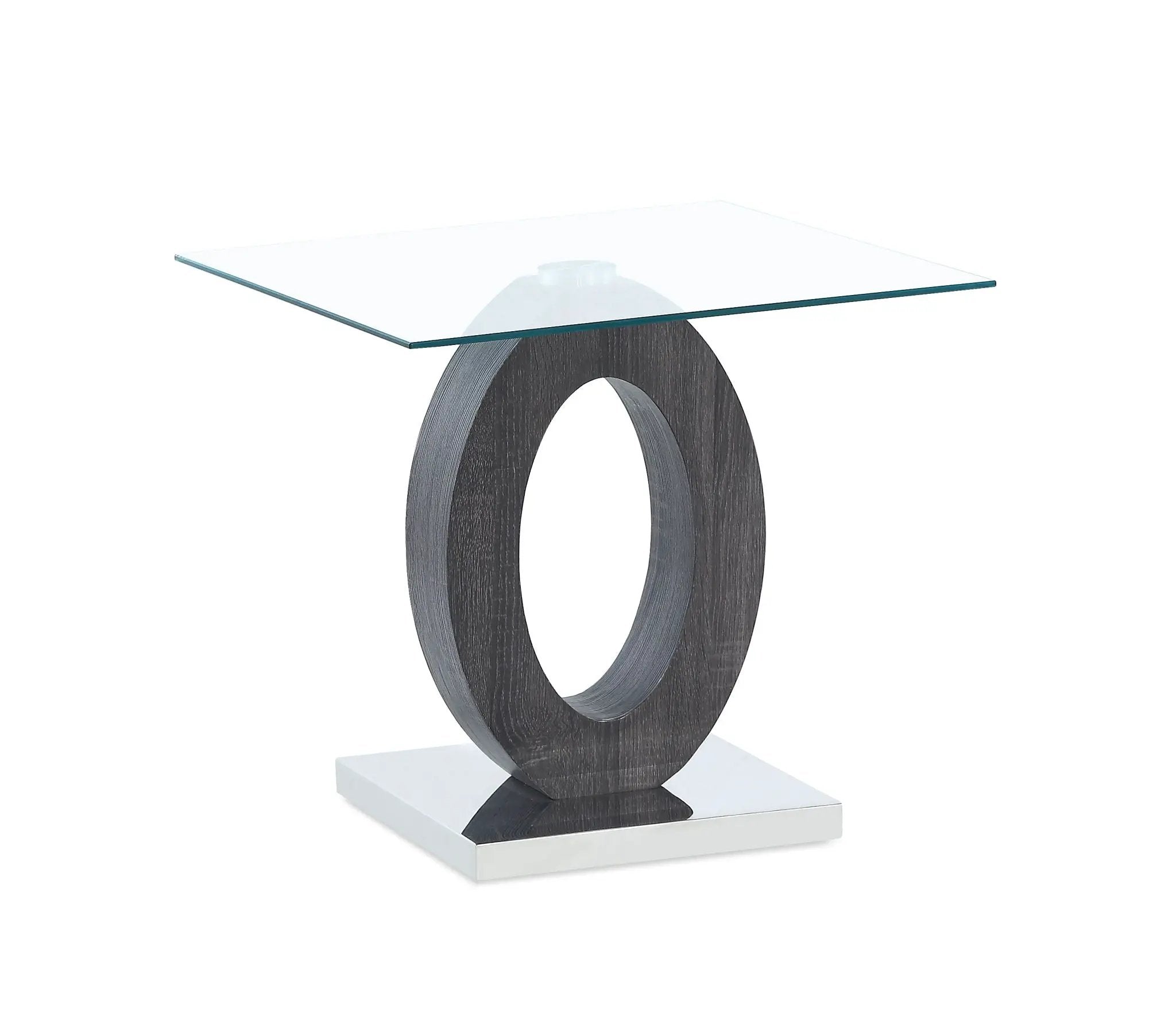 Tracker - End Table - Brown White by Unique Piece Furniture