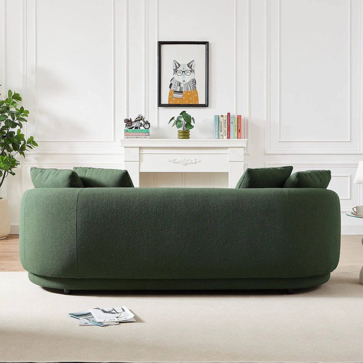 Dylan - Modern French Boucle Sofa by HouseOfZazla