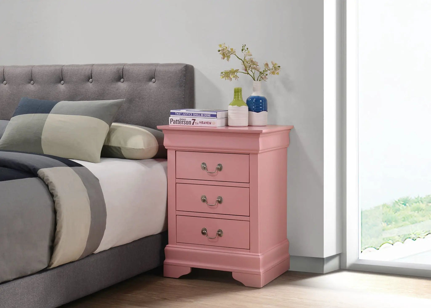 Louis Phillipe - Nightstand - Wood by HouseOfZazla