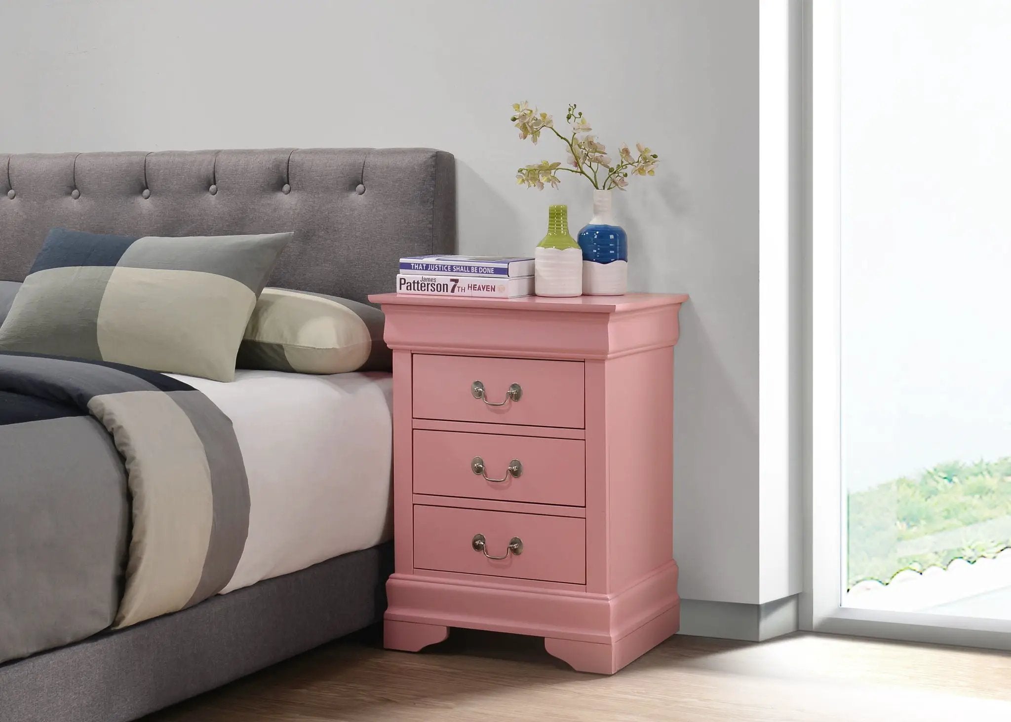 Louis Phillipe - Nightstand - Wood by Unique Piece Furniture