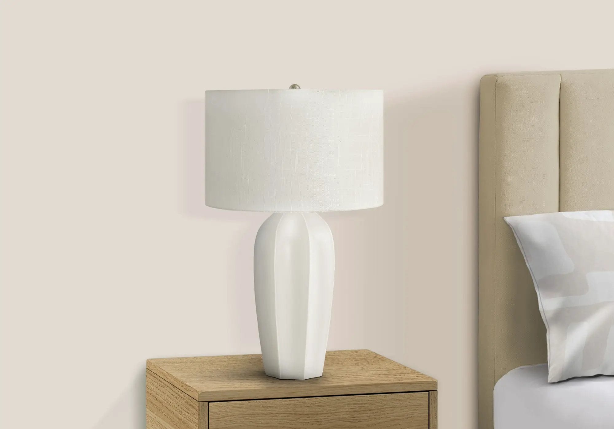 Modern Lighting, Table Lamp - Cream by Unique Piece Furniture