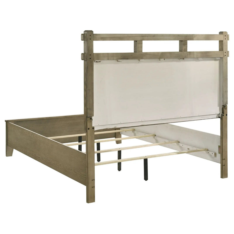 Hazlewood 61-inch Queen Panel Bed Vineyard Oak by Unique Piece Furniture