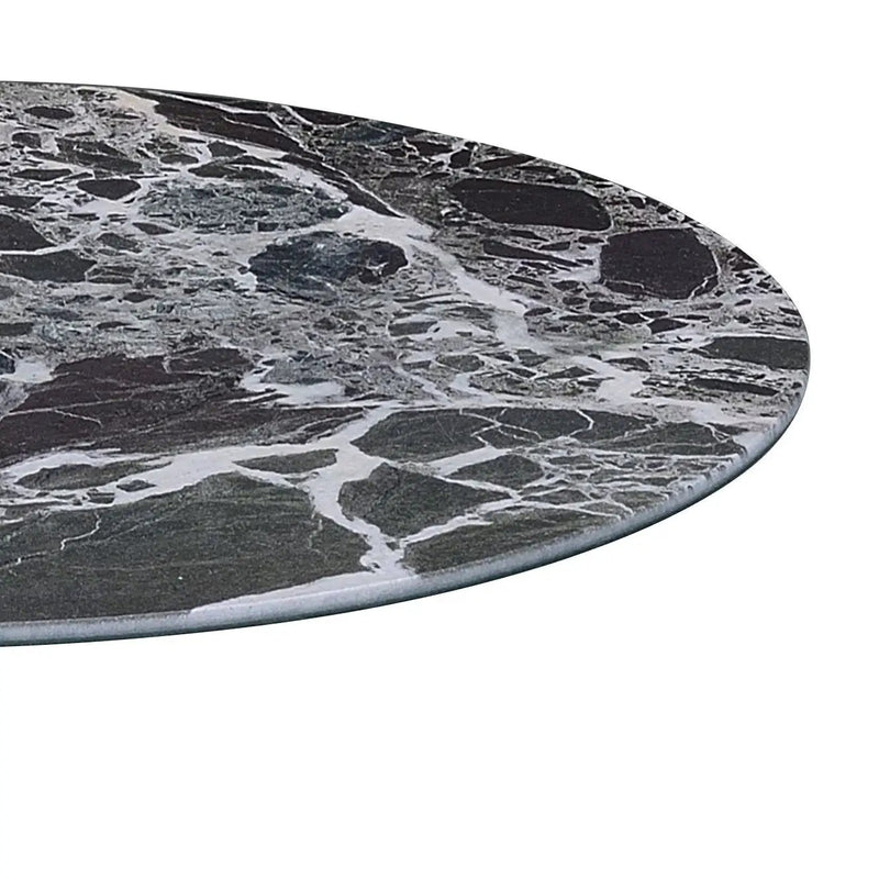 Circa - 17.5" End Table With Marble Textured Top by HouseOfZazla