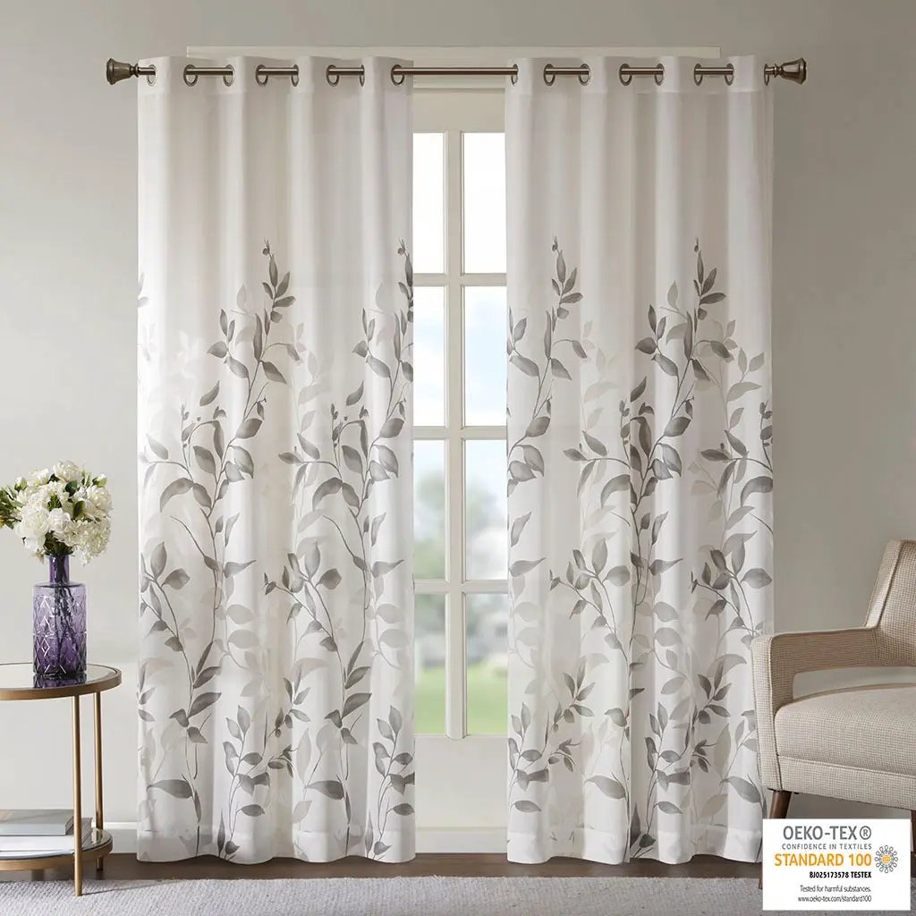 Burnout Printed Curtain Panel by HouseOfZazla