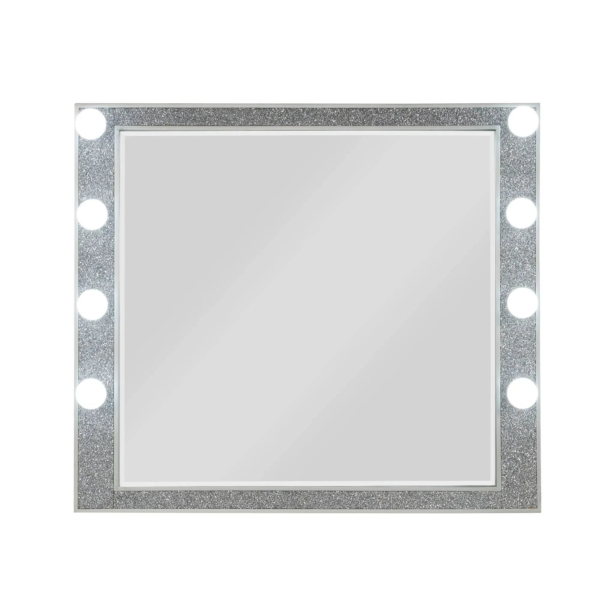 Sliverfluff - Mirror With Light - Mirrored / Champagne by Unique Piece Furniture