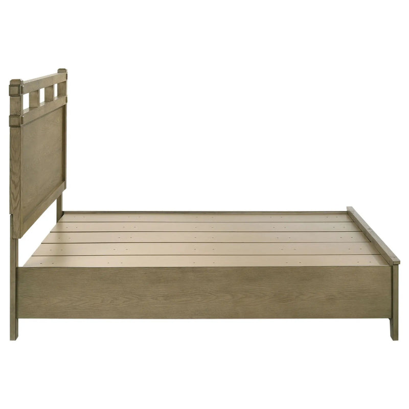 Hazlewood 59-inch Queen Panel Storage Bed Vineyard Oak by Unique Piece Furniture