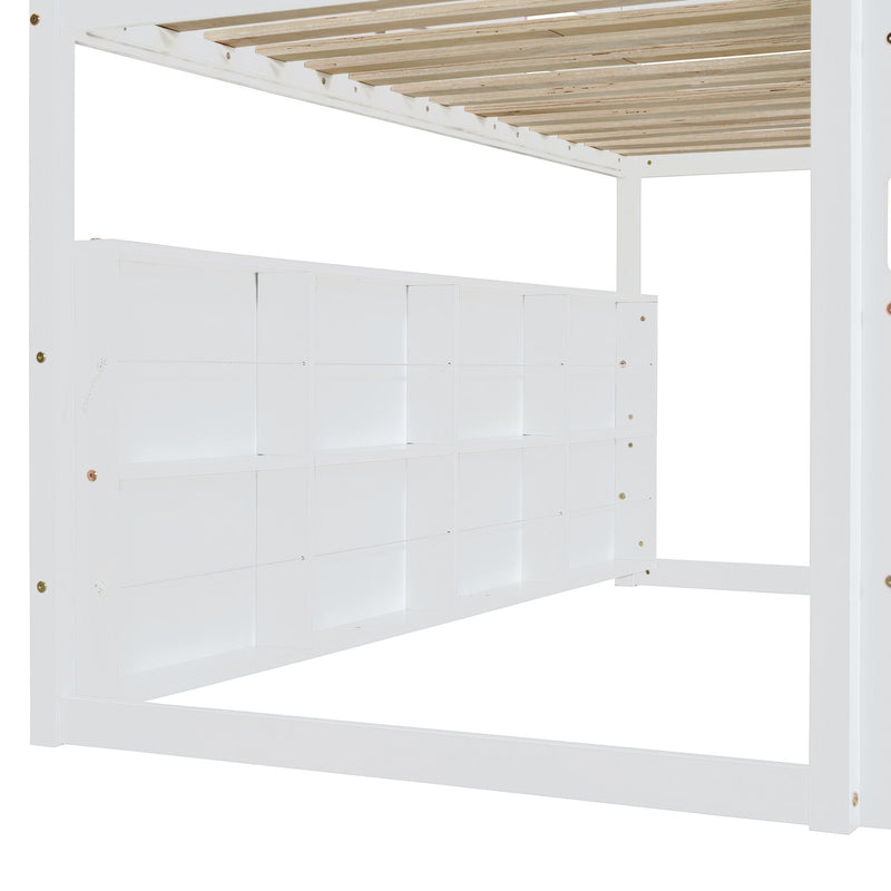 Loft Bed With House Shaped Frame And Tent by HouseOfZazla