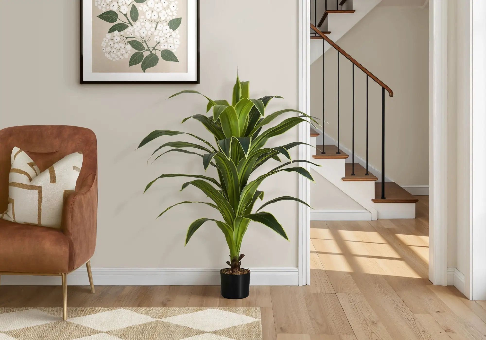 47" Tall Artificial Dracaena Tree Indoor Faux Plant by HouseOfZazla