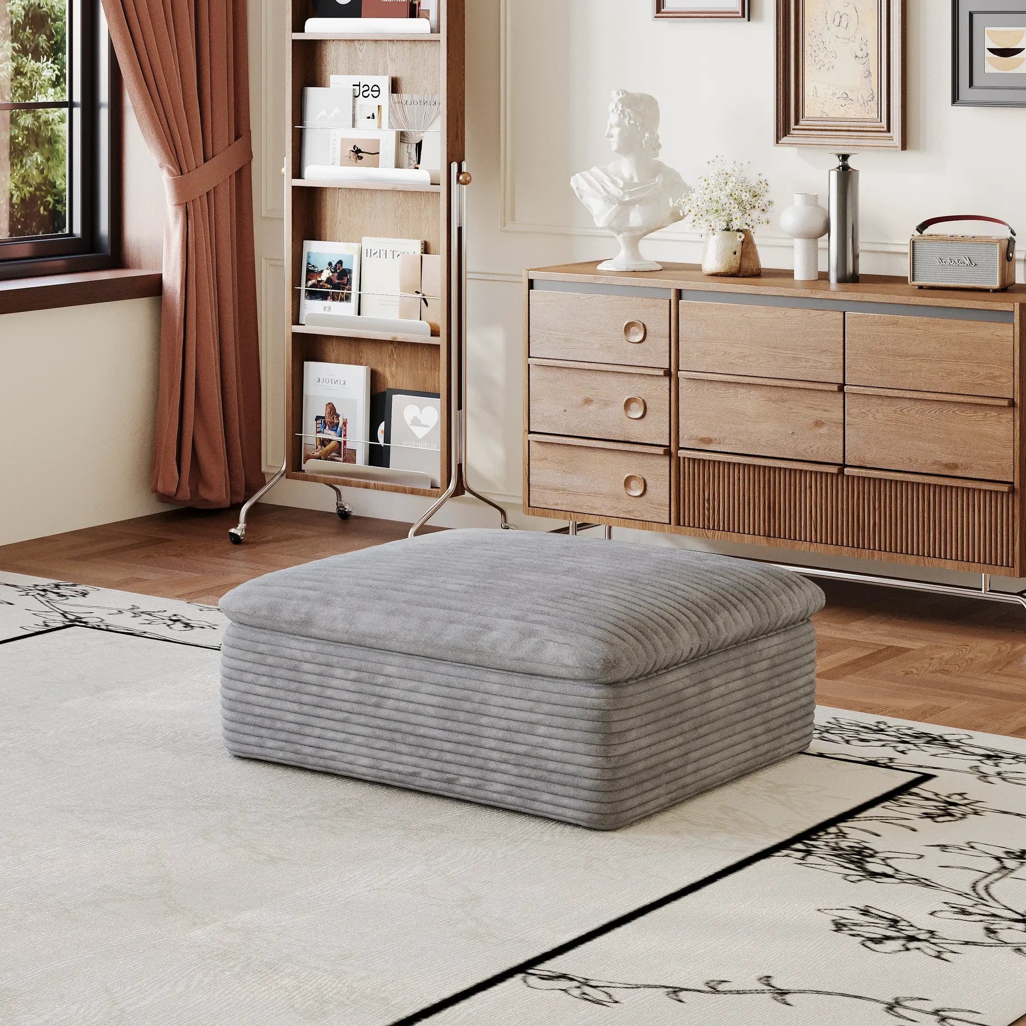 1 Middle Seat + 1 Ottoman by HouseOfZazla
