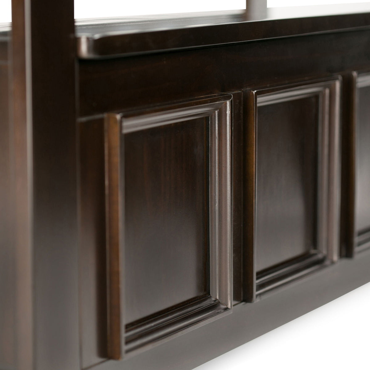 Hickory Brown Entryway Storage Bench with Lift-Top Storage - Dark Brown, photo 6 of 7