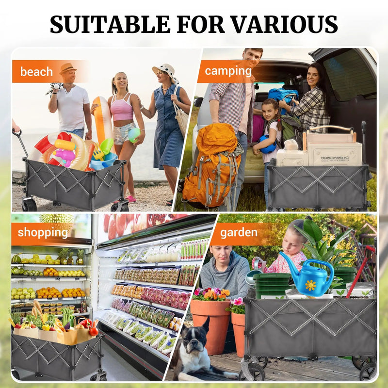 Portable 400L Collapsible Wagon by HouseOfZazla