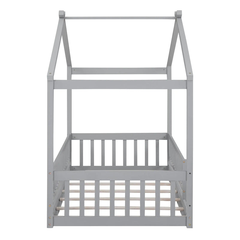 Bed House Bed Frame With Fence by Unique Piece Furniture