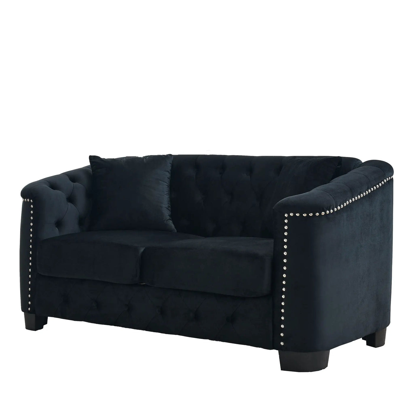 Modern Chesterfield Sofa With Tufted Backrest For Living Room by HouseOfZazla