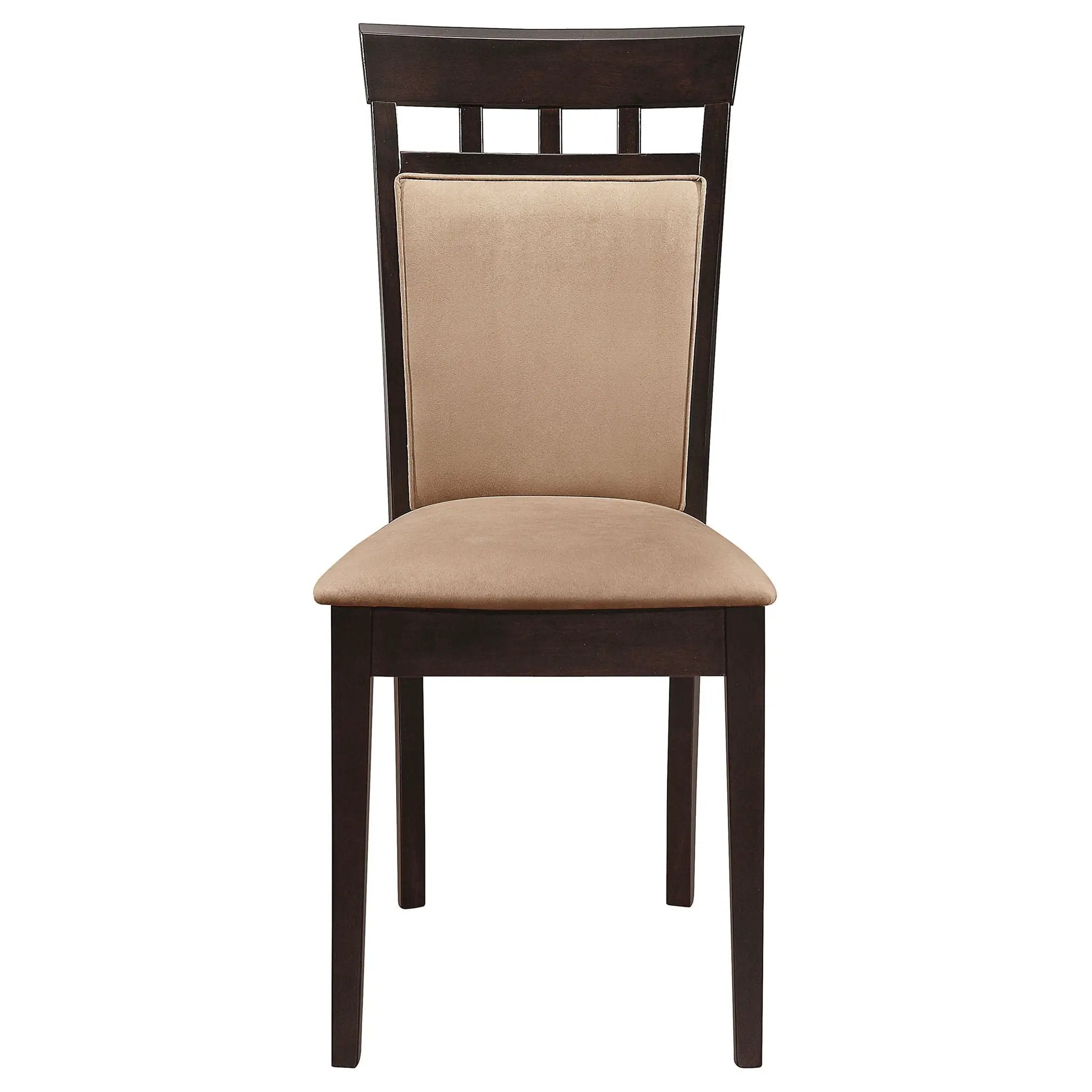 Gabriel Closed Back Dining Side Chair Cappuccino (Set of 2) by Unique Piece Furniture