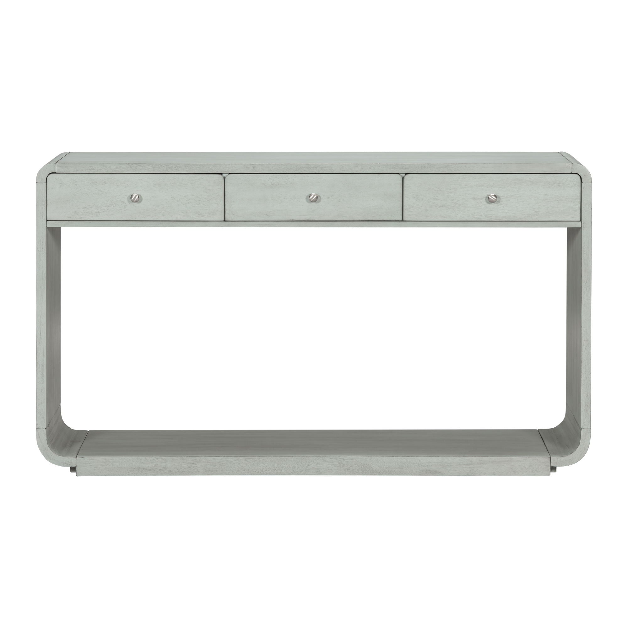 Console Table With 3 Drawers And Display Shelf by HouseOfZazla