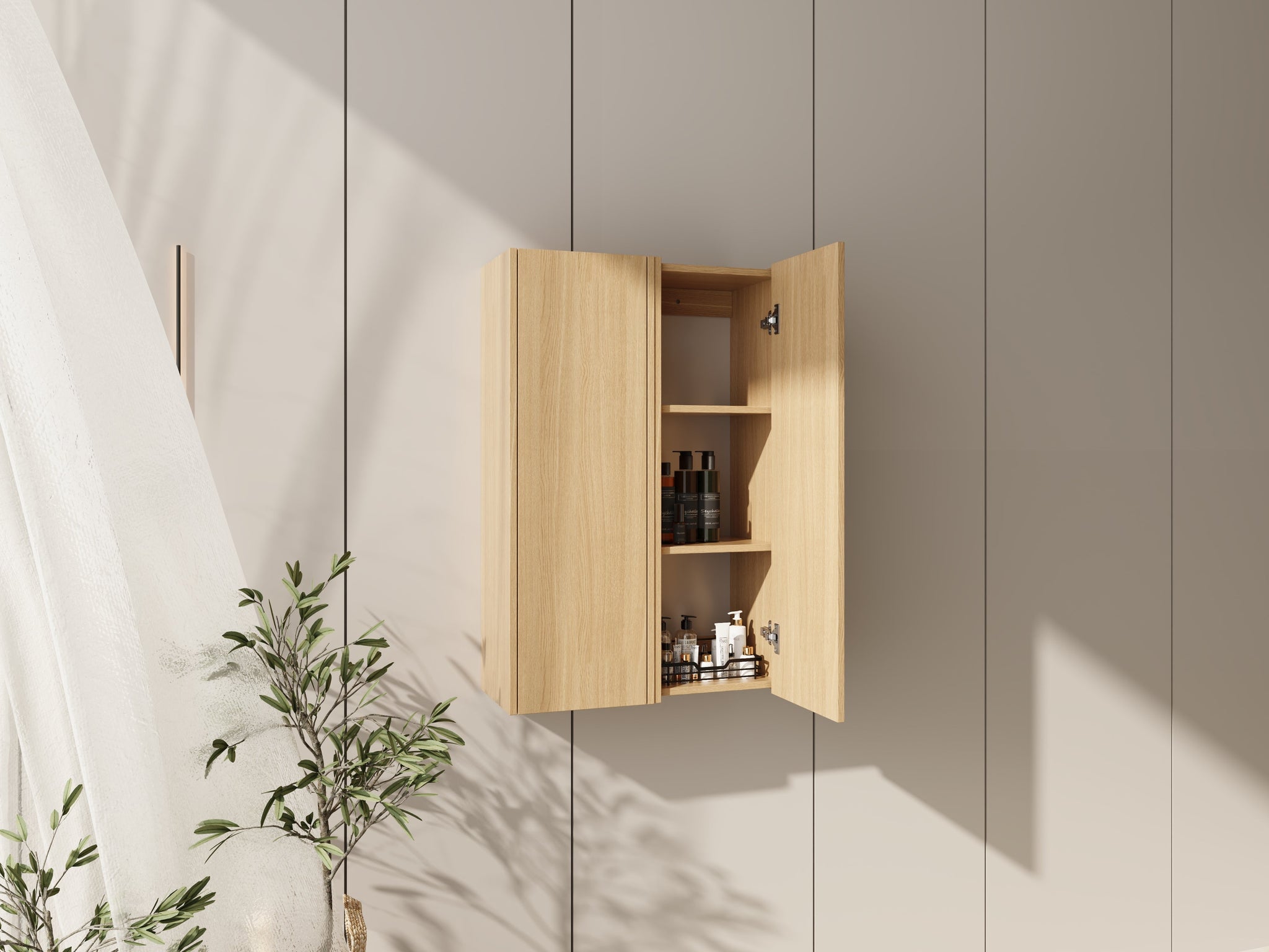 24 Inch Wall Mounted Side Cabinet Combination by HouseOfZazla