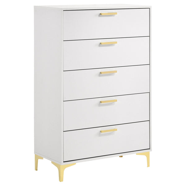 Kendall 5-drawer Bedroom Chest White