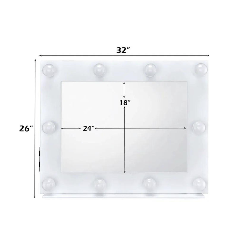 Avery - Accent Mirror - White by Unique Piece Furniture