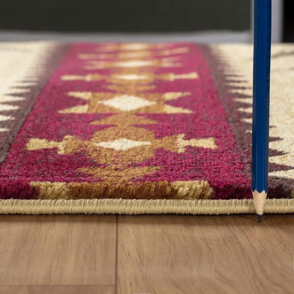 Nature's Nest - 5'3" X 7'3" Lodge Area Rug - Multi / Cream by Unique Piece Furniture