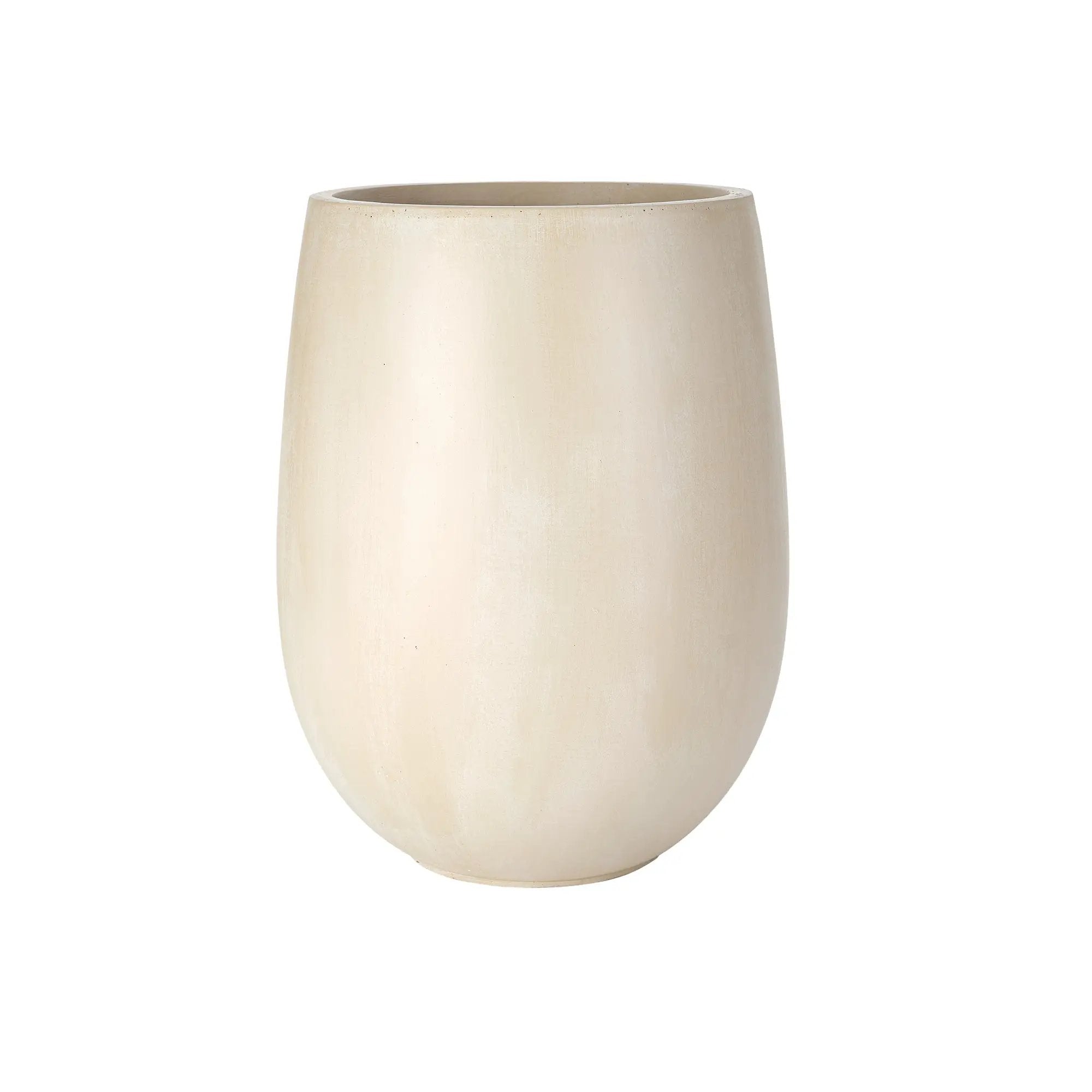 U_STYLE Lightweight Round MGO Outdoor Planter Set - 3 Sizes by HouseOfZazla