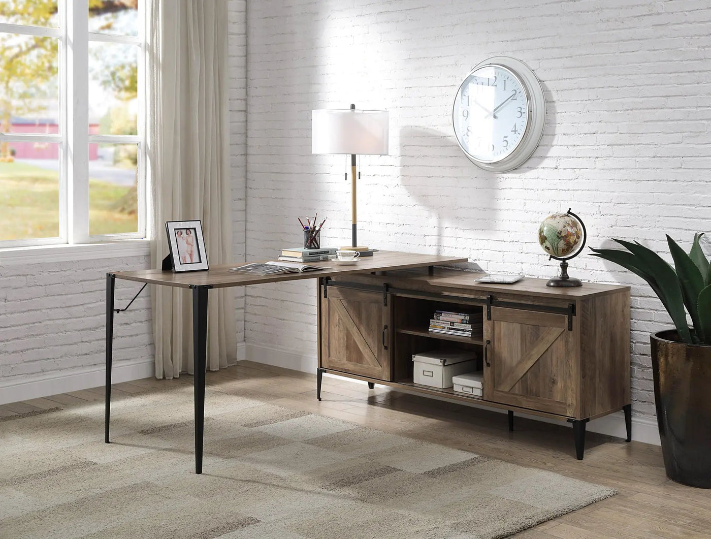Zakwani - Writing Desk w/USB by Unique Piece Furniture