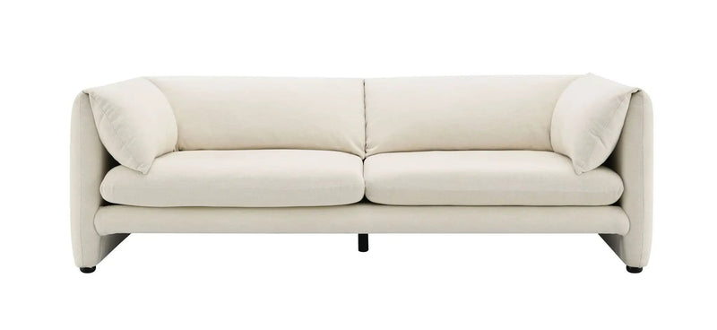 Jaeda Beige Boucle Sofa by HouseOfZazla
